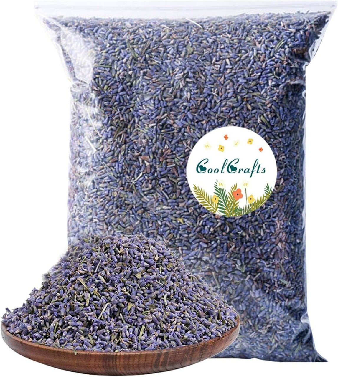 Dried Lavender Flowers, Dry Lavender Buds Bulk for Wedding Toss, Crafts, Sachets - 1/4 Pound